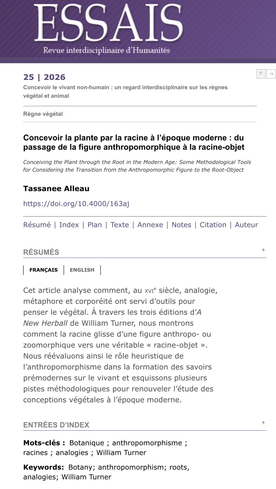 Concevoir la plante par la racine – Article